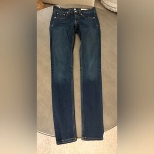rag & bone Dark Blue Bedford Skinny Denim Jeans (like new!) size 25 00/0